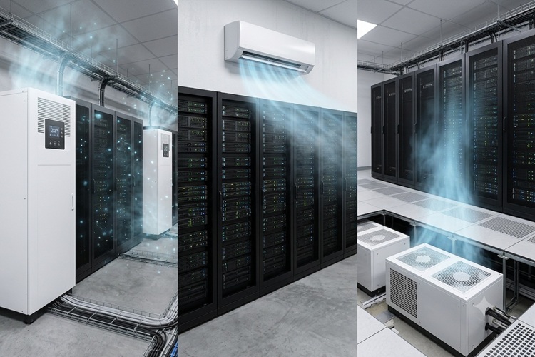 Precision cooling systems for data centers and server rooms